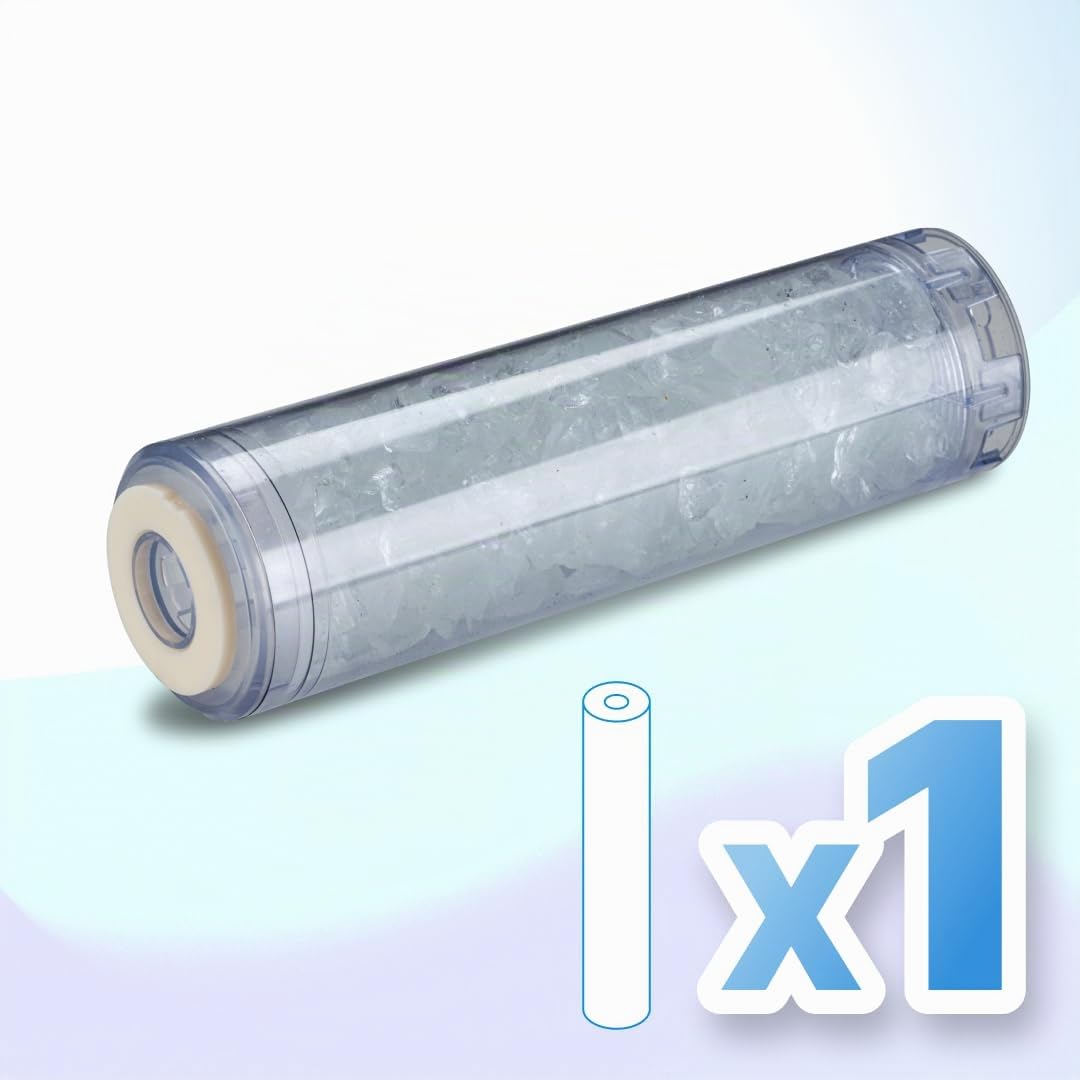 WK Cartucho filtrante con cristales anticalcare, attachi da 10"