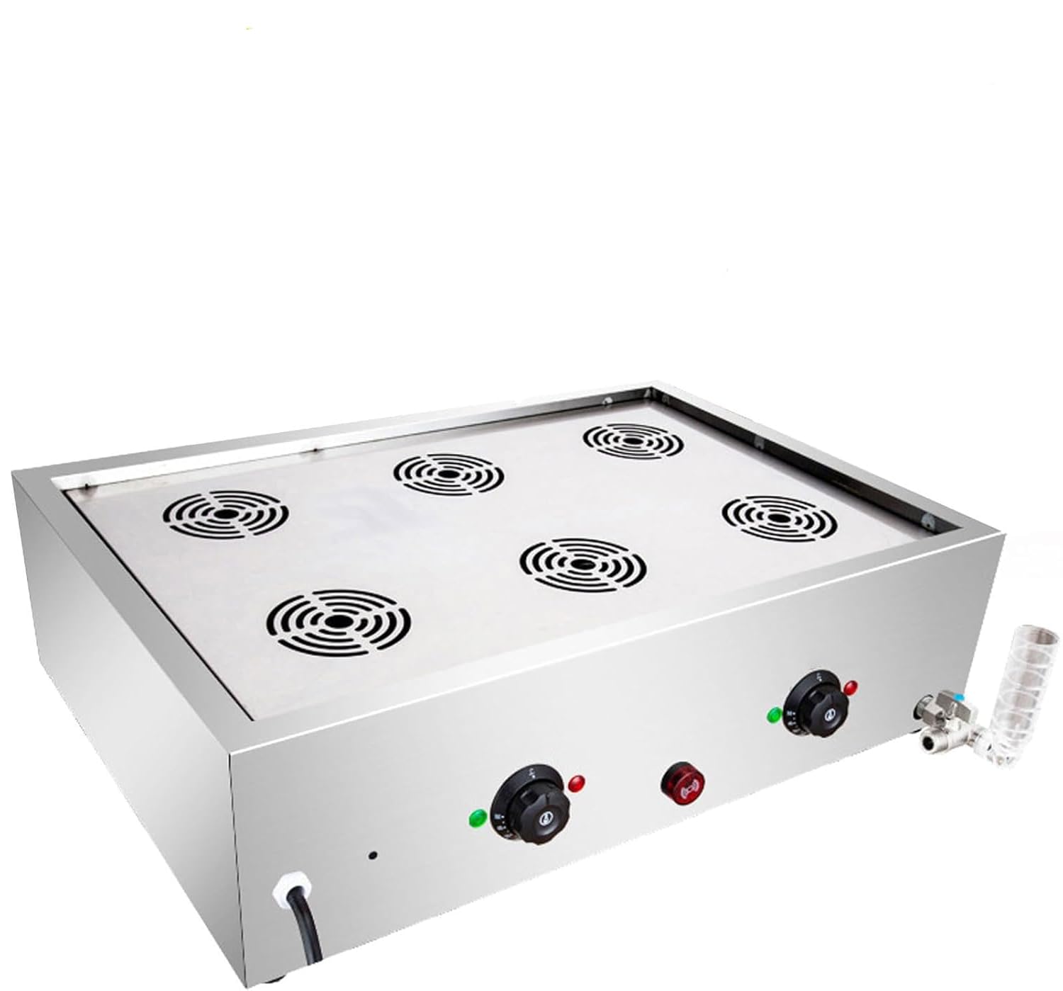 Vaporizador de comida comercial ideal para bufés y restaurantes de servicio rápido