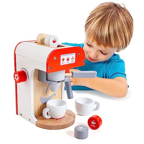 Moltó Cafetera De Juguete De Madera Coffee Maker