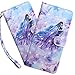 Produktbild LEMAXELERS Galaxy A41 Hülle,Samsung Galaxy A41 Handyhülle Glitzer 3D Lila Lila Wolf Flip Case PU Leder Cover Magnet Schutzhülle Tasche Ständer Handytasche für Samsung Galaxy A41,BX Purple Wolf