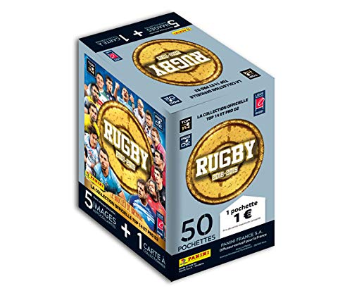 Preisvergleich Produktbild Panini-50 Hüllen, Rugby 2018-2019, 2421-004