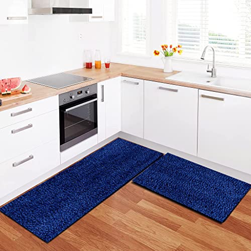Image of SKIVE India Kitchen Mat and Runner with Anti Skid Backing,Colour Biege (40x120(40 x 60) CM