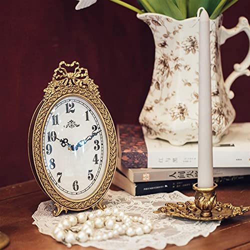 Reloj decoración para sala de estar clásico con diseño retro metálico 8