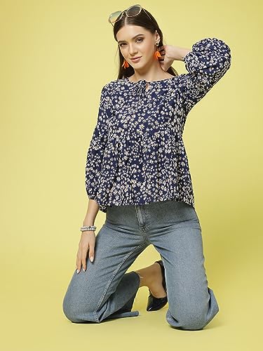 Image of OOMPH! Women's Floral Relaxed Fit Tunic Shirt