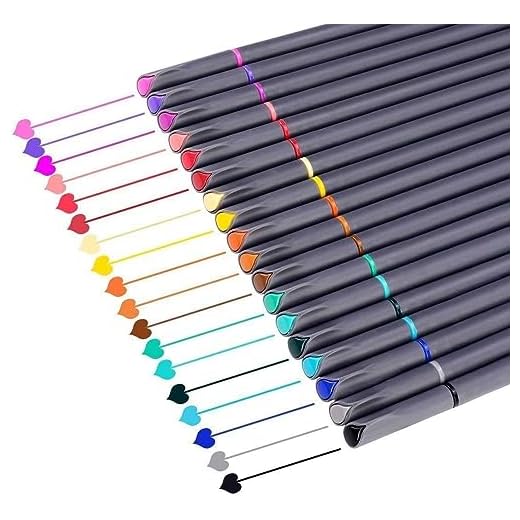 iBayam Journal Planner Pens Colored Pens, Office School Supplies, Fine Point Fineliner Drawing Art Markers for Bullet Journaling Scrapbooking Notebook Writing Note Taking Calendar Stationary, 18-Color
