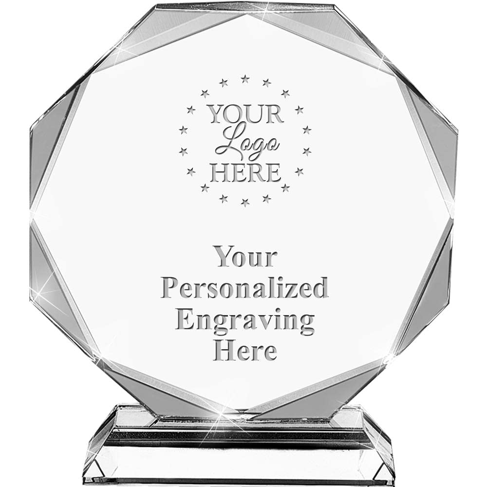 Crown Awards 6.75 Crystal Trophy
