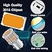 Melphan-Auto 1157 Led Light Bulb Amber Yellow, 12V-24V 1157 7528 2357 2057 BAY15D LED Replacement Light Bulb for Brake Light Tail Light for Car RV Trailer Boat, 54SMD 3014 Chipset,4PCS