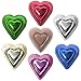 Madelaine Chocolate Company Solid Premium Milk Chocolate Mini Hearts - American-Made, Swiss-Formulated - Individually Wrapped in Rainbow Foil, 12oz