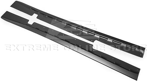 Miniatura 8 de Repuesto para todos los modelos Chevrolet Corvette C5 1997-2004  ZR1 Par de extensión de panel basculante de faldas laterales de estilo extendido
