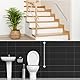 supregear Haltegriff Bad, 80 cm 304 Edelstahl Badezimmer Haltegriff, Sicherheitsgriff Innen- / Außenhilfsgriff zum Küche Schlafzimmer Badewanne, Dusche und Schritte