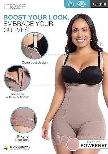 Image of LT.ROSE BBL Faja Tummy Tuck S111 Post Surgery Compression Garment for Women Faja Colombiana