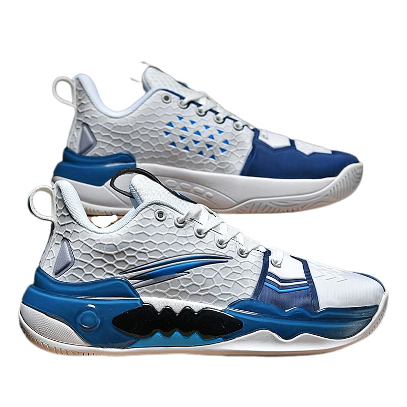 Botas de baloncesto de caña alta transpirables y resistentes para competición