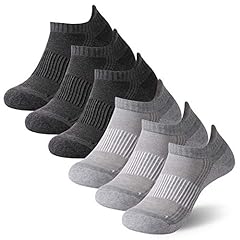 6 Pairs- 3 Light Grey& 3 Dark Grey Socks