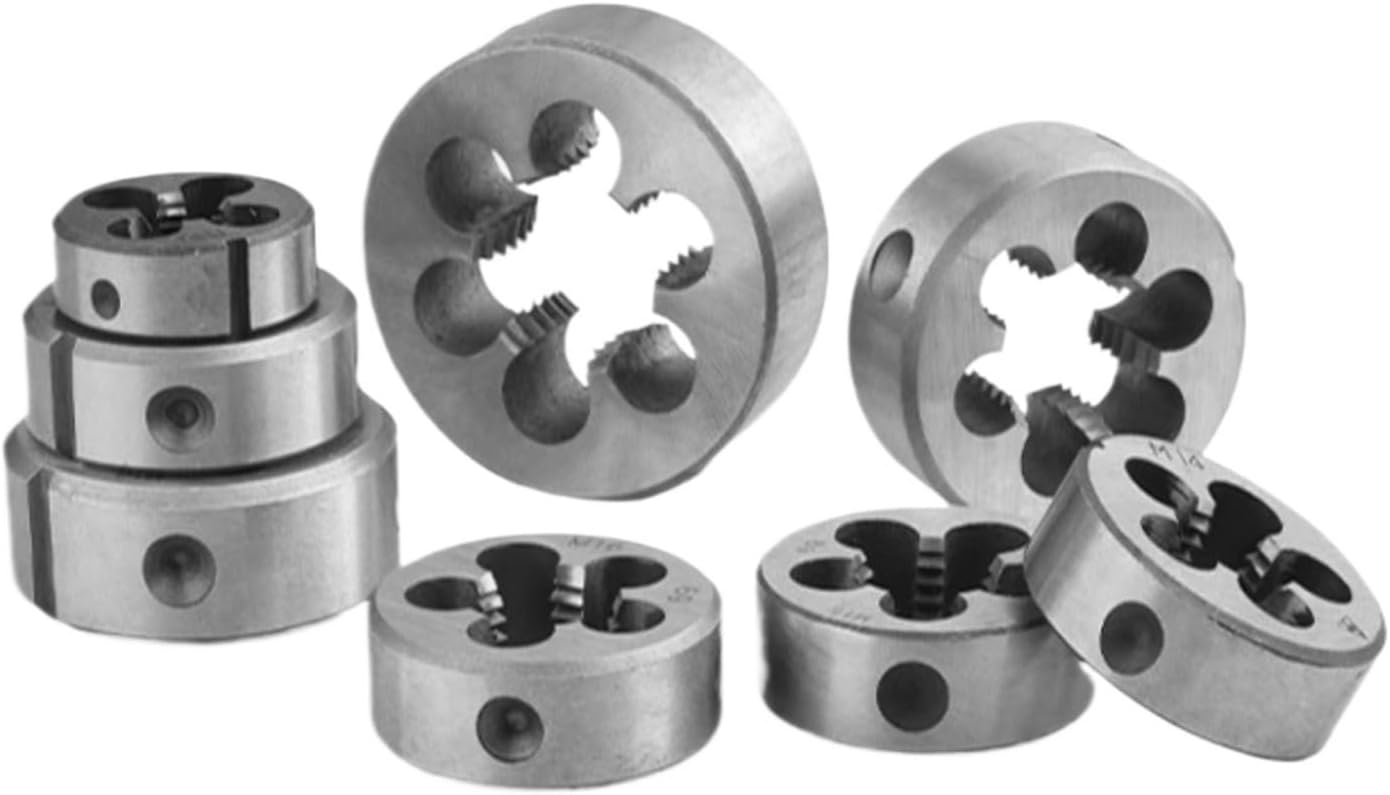 Circular screwing Dies Thread Die Right Hand Metric Round Die Alloy Steel Threading Die Metal Cutting Tools M1 M2 M3 M4 M5 M6 M8 M10 M10 M12 M14(M22x2.5)