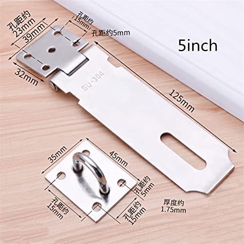 Cerrojo de acero inoxidable AMAZWI de 3" con acabado premium para puertas 3