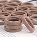 100 Pcs Baby Hair Ties, Cotton Hair Ties for Girls and Kids, Multicolor Small Seamless Hair Bands Elastic Ponytail Holders Kids Toddler Hair Tie toddler hair tie (Light Brown)