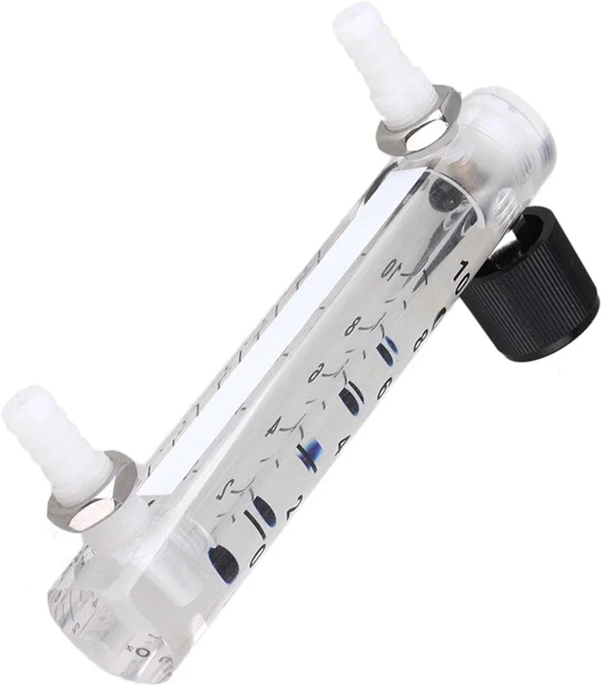 LZQ-4 Acrylic Adjustable Flow Meter 1-10LPM Gas Flowmeter for Oxygen Air Gas