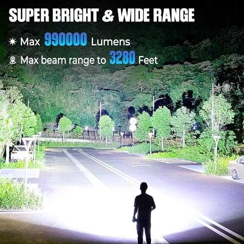 Bercol P50-5-COB-2P Flashlights Led High Lumens Rechargeable thumb #1