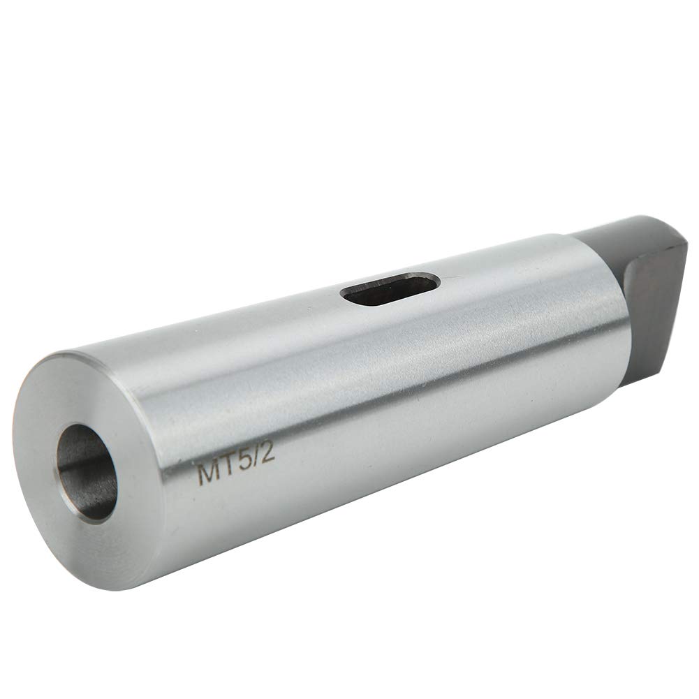 Taper Reducing Adapter Drill Sleeve Silver High Hardness Wear Resistance MT5 to MT2