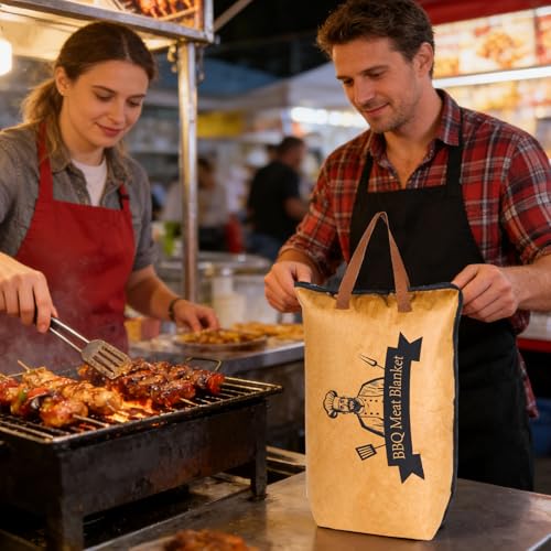 Manta de barbacoa evita carne seca con este accesorio impermeable reutilizable 4