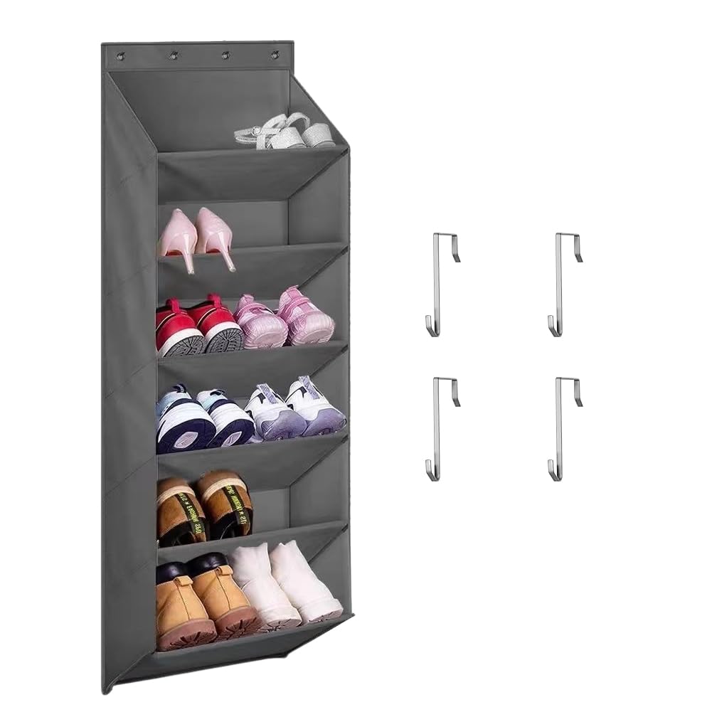 Rangement de chaussures suspendu pour résoudre le manque de place en dressing