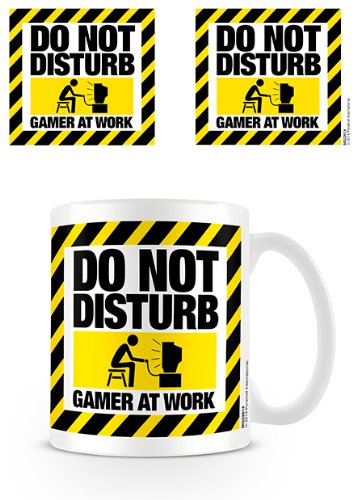 Nosoloposters Taza Do Not Disturb (Gamer at Work) Cover