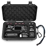 LEKUFEE Custodia Rigida Impermeabile per DJI Osmo Pocket 4, DJI Pocket 3,Combo Standard, Combo Creator, Combo Essential e Accessori (Solo borsa)