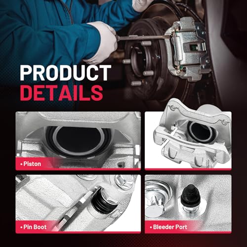 Image of BDFHYK 19-B6460S 19-B6461S Front Disc Brake Caliper Assembly Compatible with Hyundai Sonata 2012-2015 2.0L 2.4L L4, Compatible with Kia Optima 2011-2016 2.4L L4, GAS, FULL HYBRID EV-GAS 2pcs