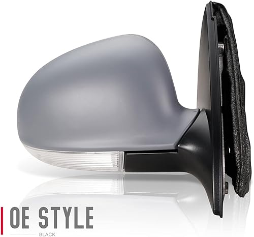 Miniatura 3 de DNA Motoring OEM-MR-VW1321122 - Espejo retrovisor de puerta lateral derecho con ajuste eléctrico con señal de giro compatible con Jetta 2005-2010