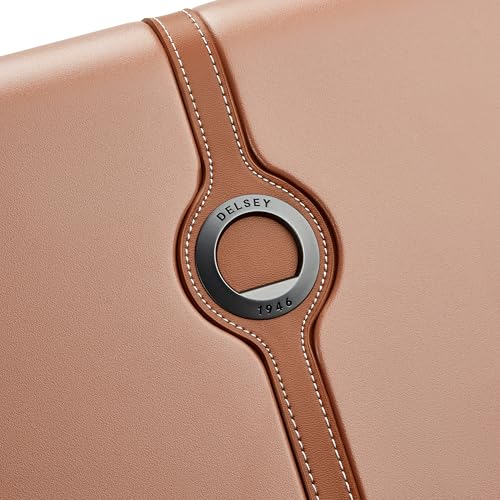 Image of DELSEY PARIS Bianca 55 cms Small Cabin ABS /Polycarbonate Hard Sided 8 Wheels and Expandable Spinner Suitcase /Trolley Bag for Travel with TSA Lock- Mocha