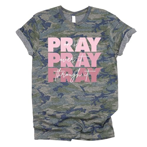 Love in Faith | Christian Shirts for Women | Pray On It Tee | Faith Shirts for Girl | Christian T-Shirts for Her