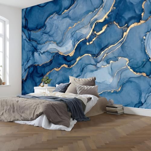 Papier Peint Panoramique Marbre Solution Rénovation Murale Facile - 6
