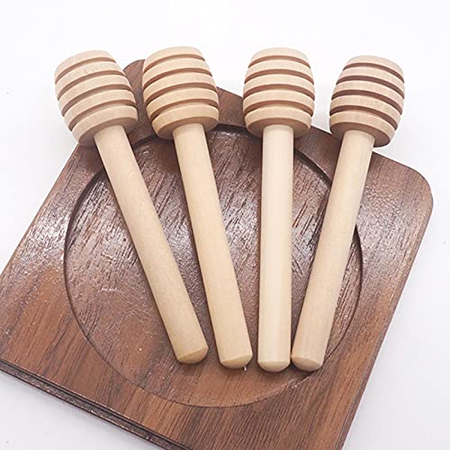 100 stuks honinglepels van hout, 8 cm, mini-pollepel, honingkonijntje, voor geschenken, feest, bruiloft, baby, douche… - Afbeelding 7