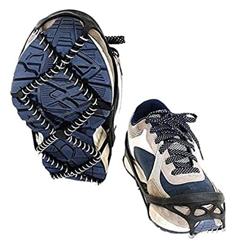 ZYuan 1 Paire Chaussures Antidérapantes, Pince À Glace, Poignées Neige pour Neige Crampons De Traction pour Marche d'hiver Dispositif Traction pour Marcheur sur Glace Chaussures (Color : EU:36-41) Cover