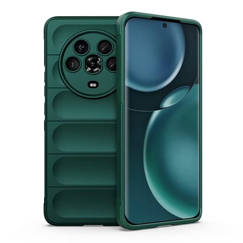 RankOne Airbag Funda de Silicona Líquida para Honor Magic4 Pro (6.81' Inches) - Verde