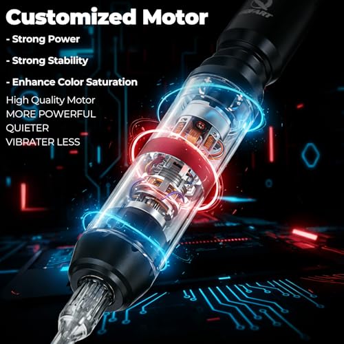 Livewell Draadloze Tattoo Pen Starterset – Zwart - View 3