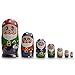 BestPysanky Set of 7 Gnomes Wooden Nesting Dolls 8 Inches