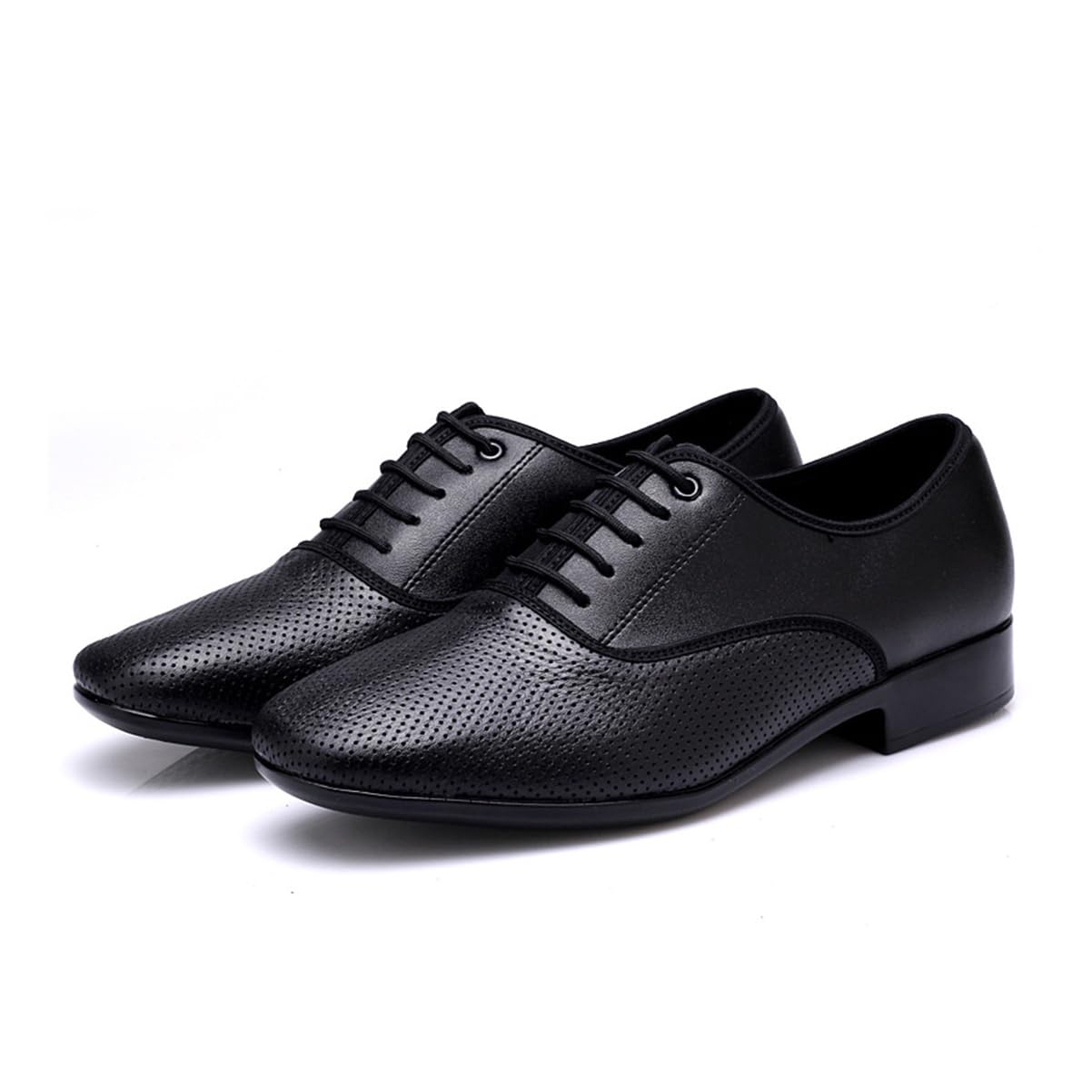 VEACAM Zapatos de Baile de Salón Hombre Cuero Tango Salsa Latino Práctica Profesional