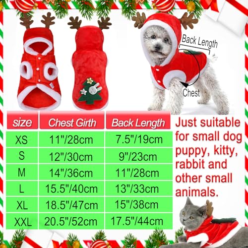 Disfraz de Perro Navidad Suéter Abrigo Santa XL miniatura 4