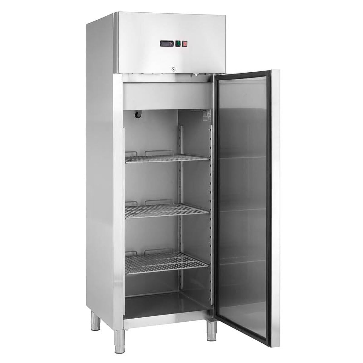 GastroHero SNACKH400BTV 429 Litre Stainless Steel Freezer GN 1/1 Compatible with Digital Thermostat for Catering and Large Kitchen