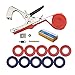 Produktbild Bindezange für Pflanzen, Pflanzenbindemaschine Bandzange Tapetool Handbindemaschine für Weinberg Tomaten Gurken Obst Gemüse, Landwirtschaft Garten Bindemaschine, Plant Tying Tool - Rot