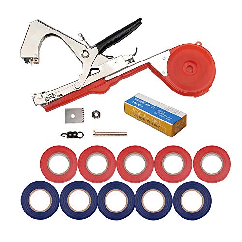 Machine À Taper Nouer Branches, Outil Agriculture Manuelle pour Attaches Plantes, pour Jardin Fruits Légumes Fleurs Tomates Vigne, Outil de Jardinage À Attacher Branche - Plant Tape Tying Tool