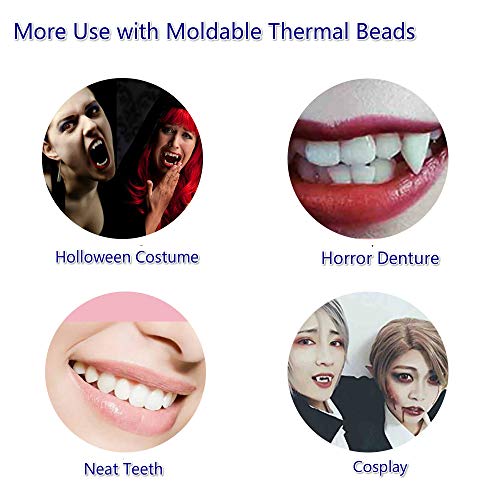 Multi-functional Temporary Tooth Repair Kit Moldable Thermal Fitting Beads for Snap On Instant and Confident Smile Denture Adhesive Fake Teeth Cosmetic Braces Veneer - Thumbnail 3