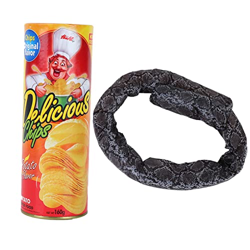 Pranks Toys, Potato Chip Cans Fries Toys Snake in a Can Trick Gag Gift Toy
