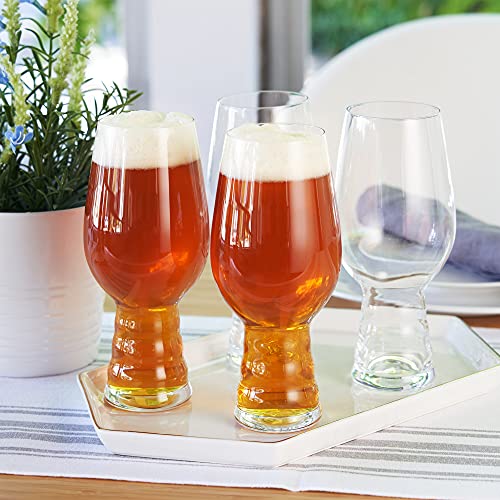 Spiegelau Craft Ipa, Set Of 4 European-Made Lead-Free Crystal, Modern, Dishwasher Safe, Professional Quality Beer Pint Glass Gift Set, 4 Count (Pack Of 1) #TOP7