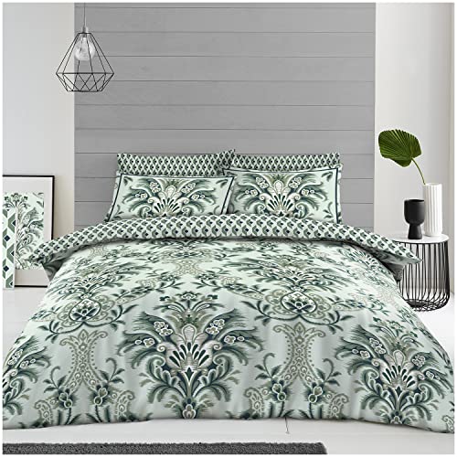 GC GAVENO CAVAILIA King Size Duvet Cover Sets With Fitted Sheet - Polycotton Complete Bedding Set including Pillow Cases