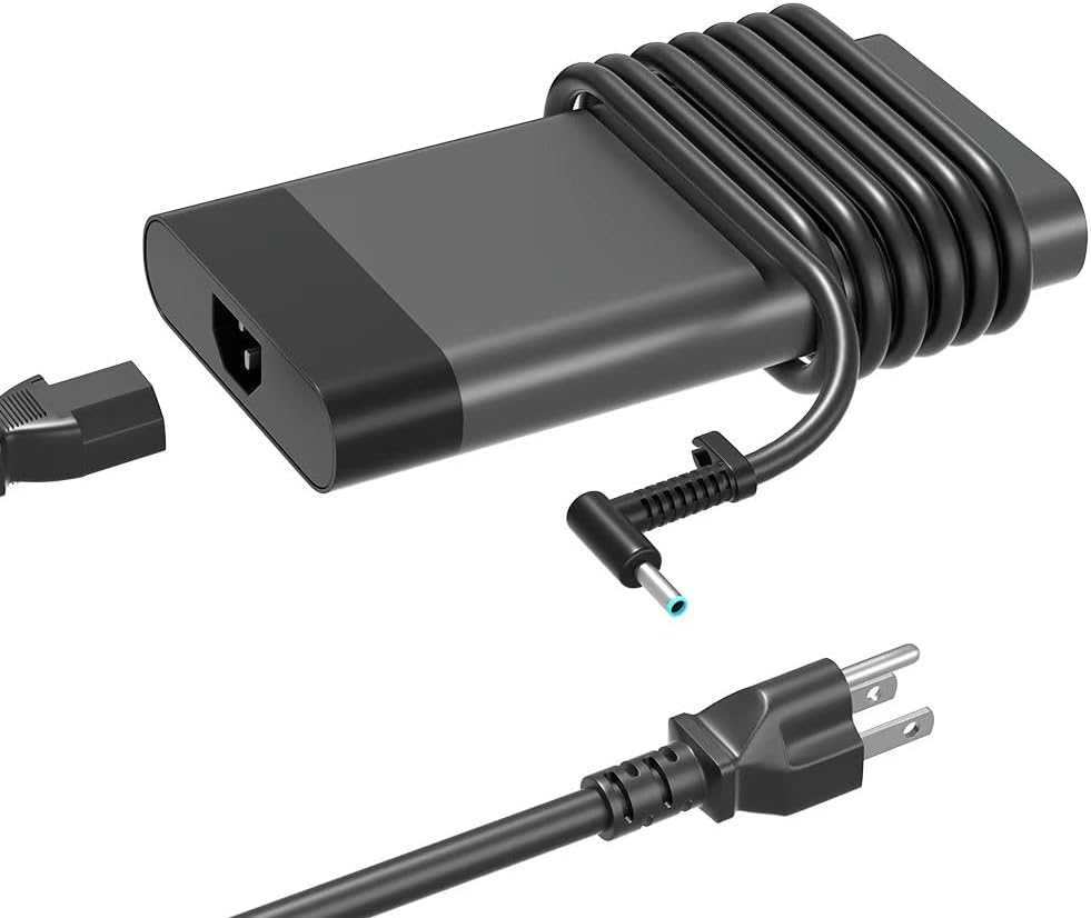 200W AC Charger Compatible with HP Omen 15 16 17 Inch 15-ax 15-ce 15-dc 15-ek 15-dh 15-en 16-c 16-b 16-wd 16-xd 17-an 17-cb 17-w 15-5000 Gaming Laptop TPN-DA10 Power Supply