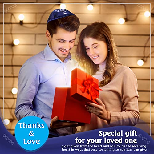 Pack of 5-Pcs - Hq Mix Colors Handmade Knitted Kippah for Men Boys and Kids, Yamaka Hat from Israel - Kippot Bulk (White Black Blue)