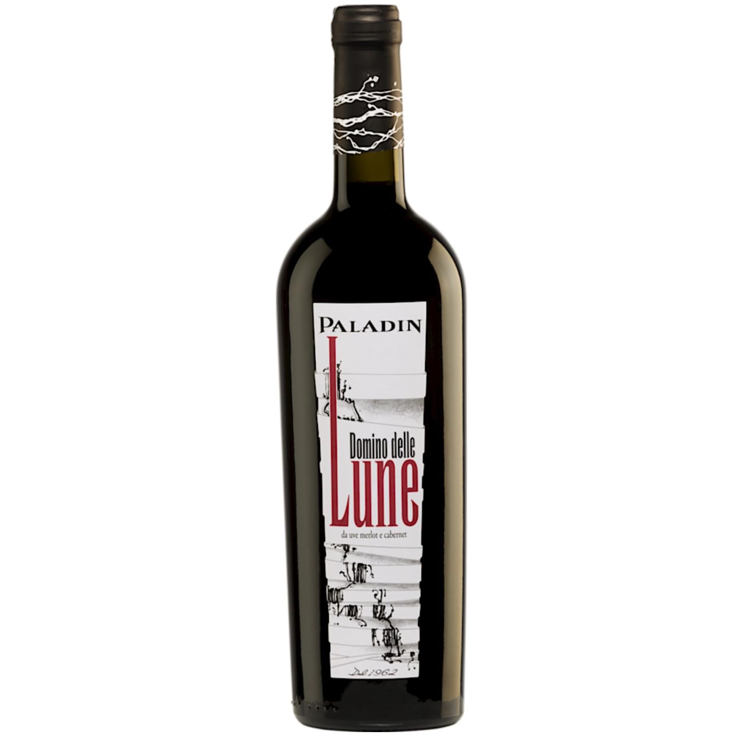 Paladin Paladin Domino delle Lune Rosso Halbtrocken Rotwein Vegan Italien inkl. FeinWert E-Book (1 x 0,75 l)