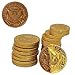 25 Edible Chocolate Coins, Gold Half Dollar Milk Chocolate, Made with Premium Belgian ingredients, Nut Free, Non-GMO, Certified Kosher Dairy 25-Pack Christmas Stocking Stuffers